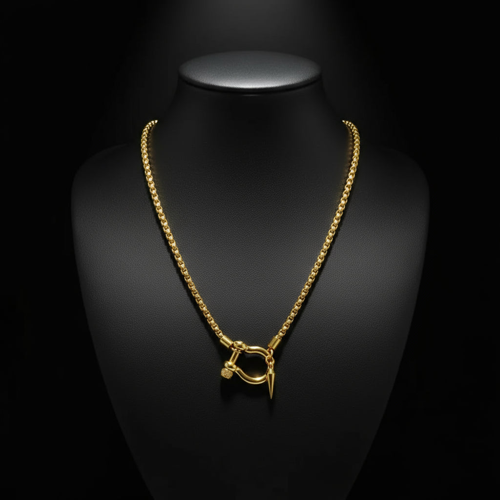 Shackle Spike Necklace