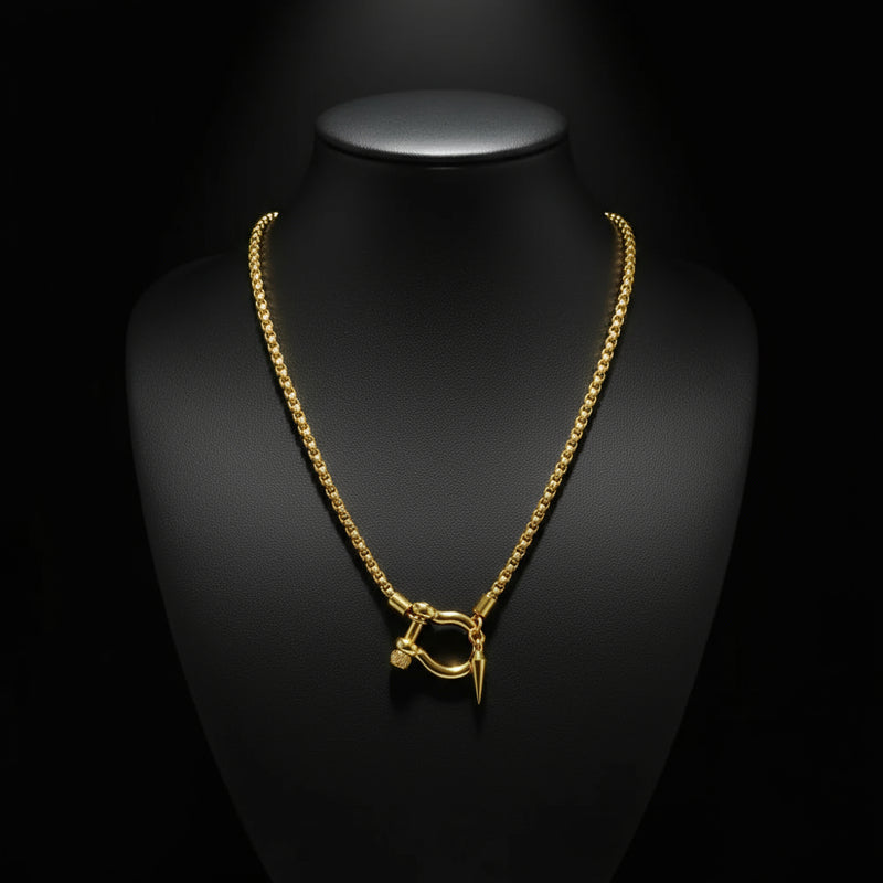 Shackle Spike Necklace