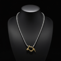 Shackle Spike Necklace