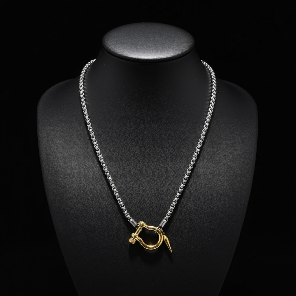Shackle Spike Necklace