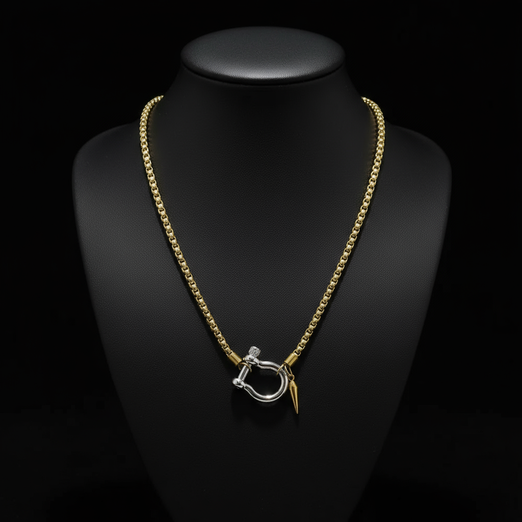 Shackle Spike Necklace