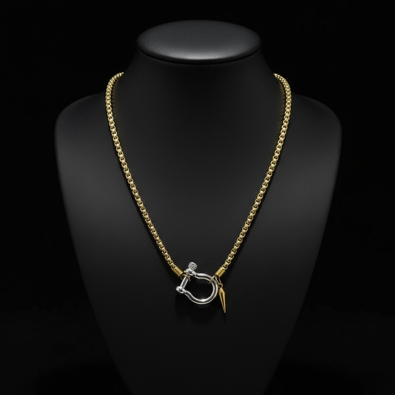 Shackle Spike Necklace