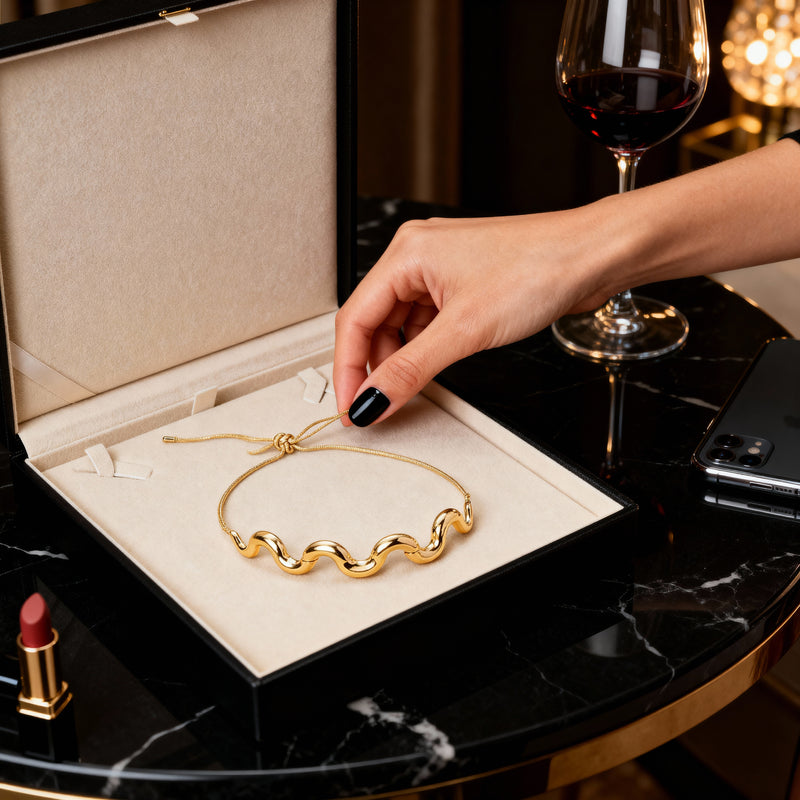 Wave Choker Necklace