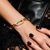 Thick Geo Chain Bracelet