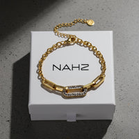 Thick Geo Chain Bracelet