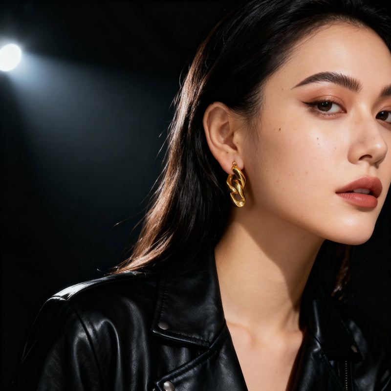 Thick Chain Earrings