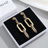 Cubic Chain Link Earrings