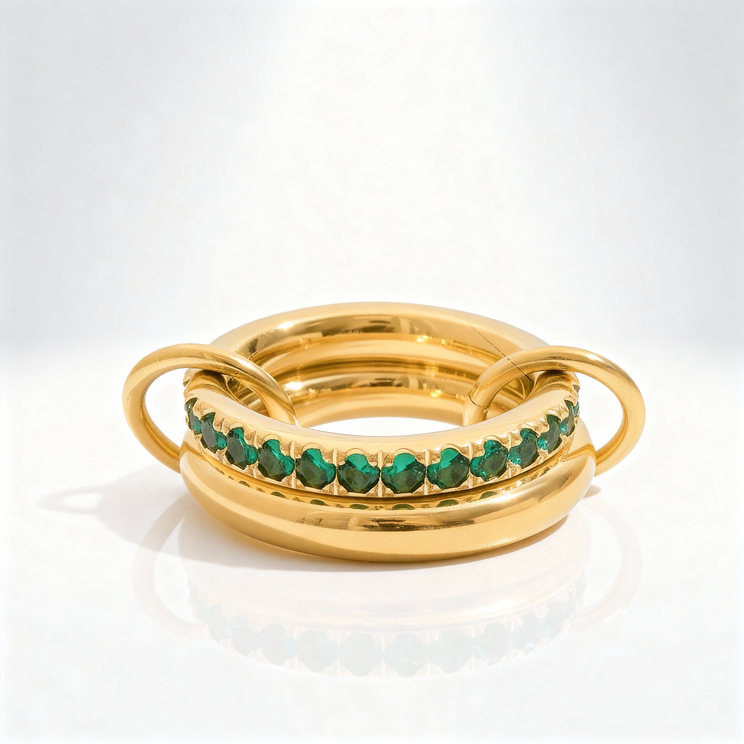 Chunky Hollow Organic Ring