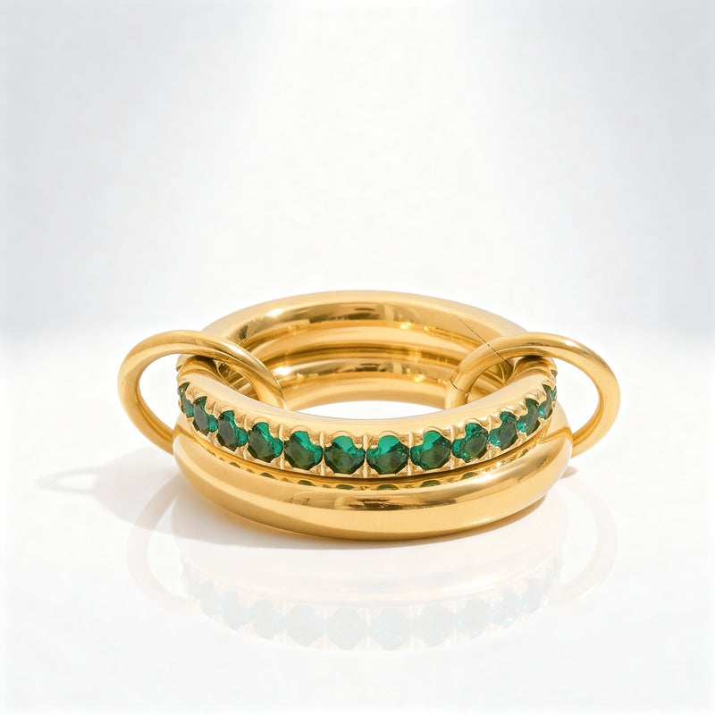 Chunky Hollow Organic Ring