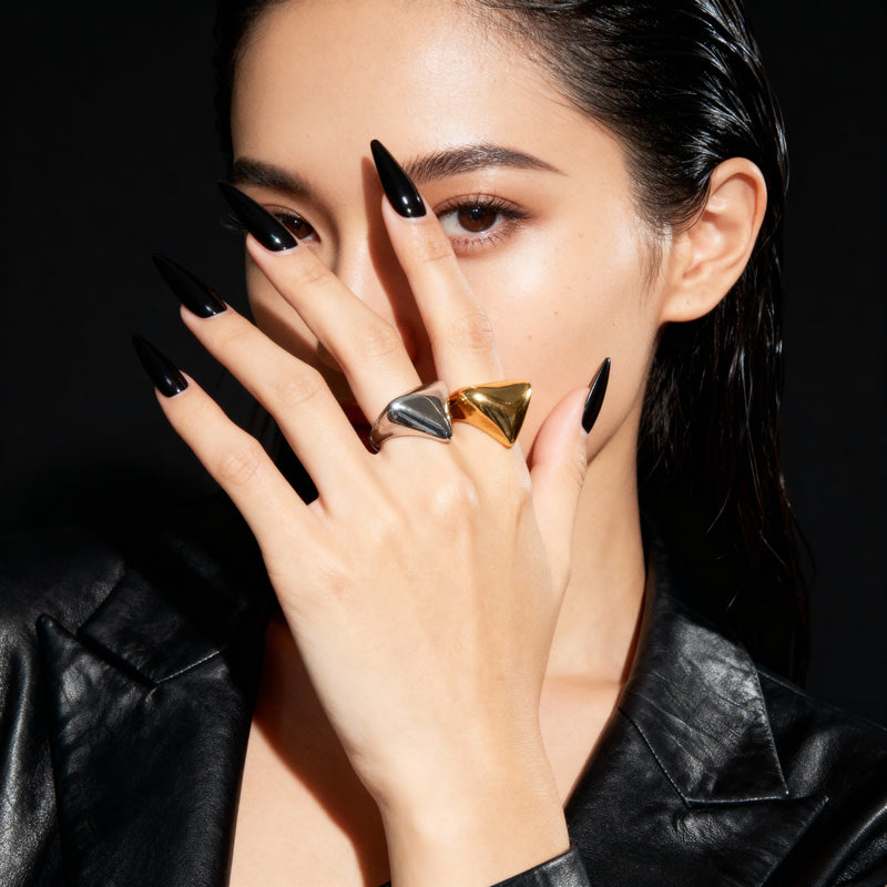 Triangle Sculpted Ring