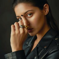 Triangle Sculpted Ring