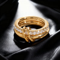 Chunky Hollow Organic Ring