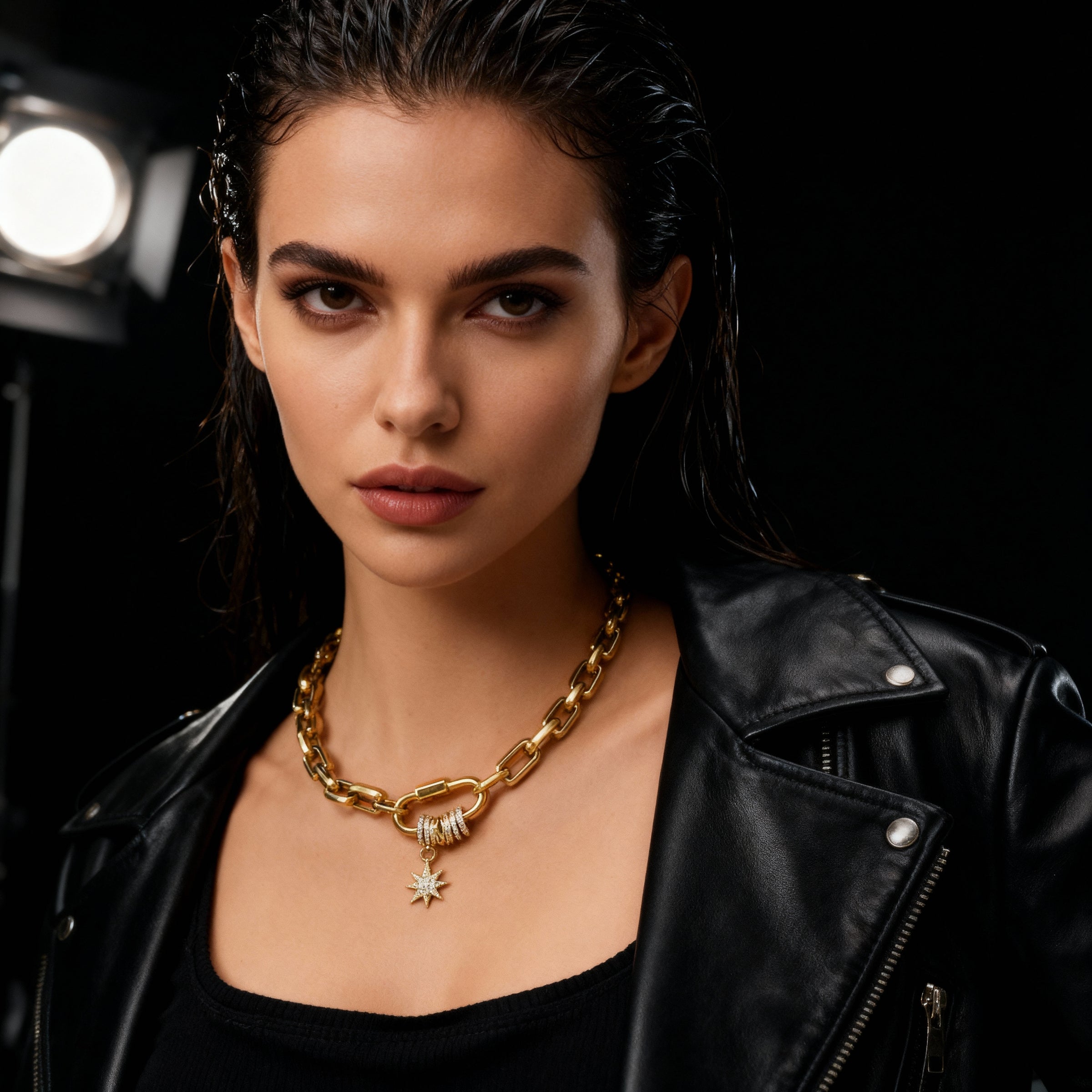 Star Pendant Chain Necklace