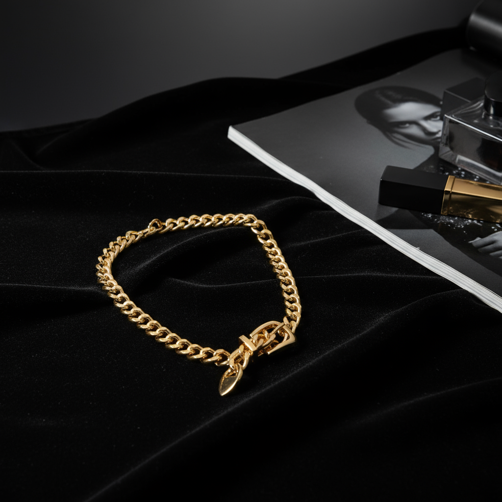 Belt Shaped Chain Necklace