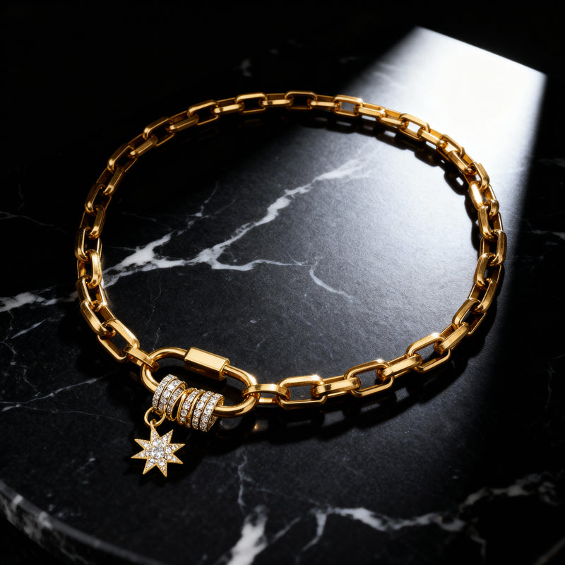 Star Pendant Chain Necklace