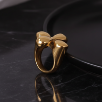 Sculpted Bloom Statement Ring