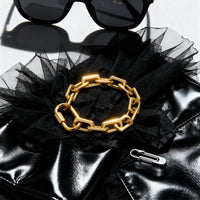 Bold Clip Link Chain Bracelet
