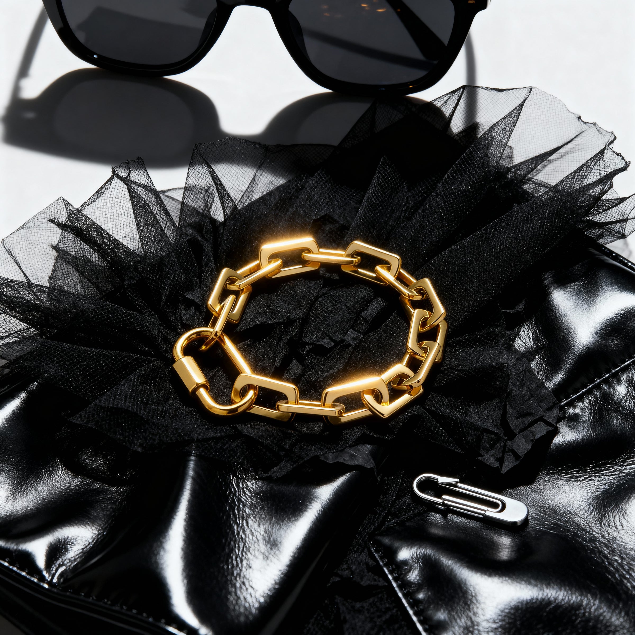 Bold Clip Link Chain Bracelet