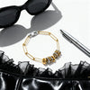 Minimal Square Paperclip Charm Bracelet