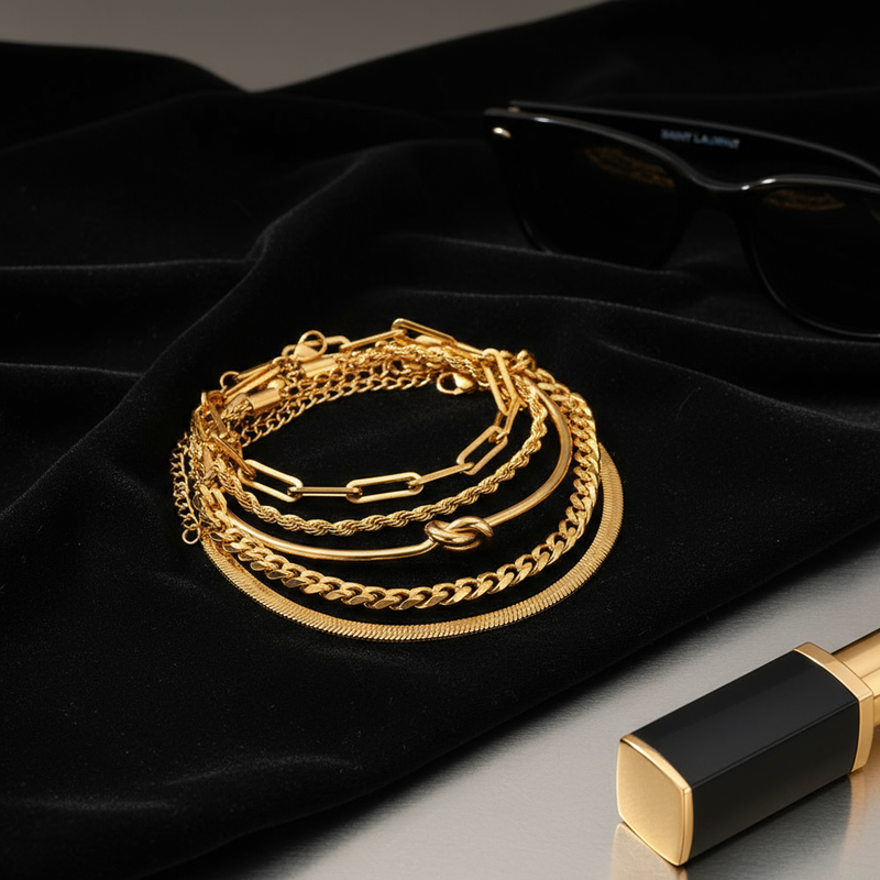 Golden Luxe Stacking Set
