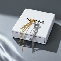 Long Tassel Drop Ear Cuff