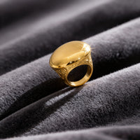 Glossy Dome Statement Ring