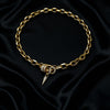 Spike Pendant Chain Necklace