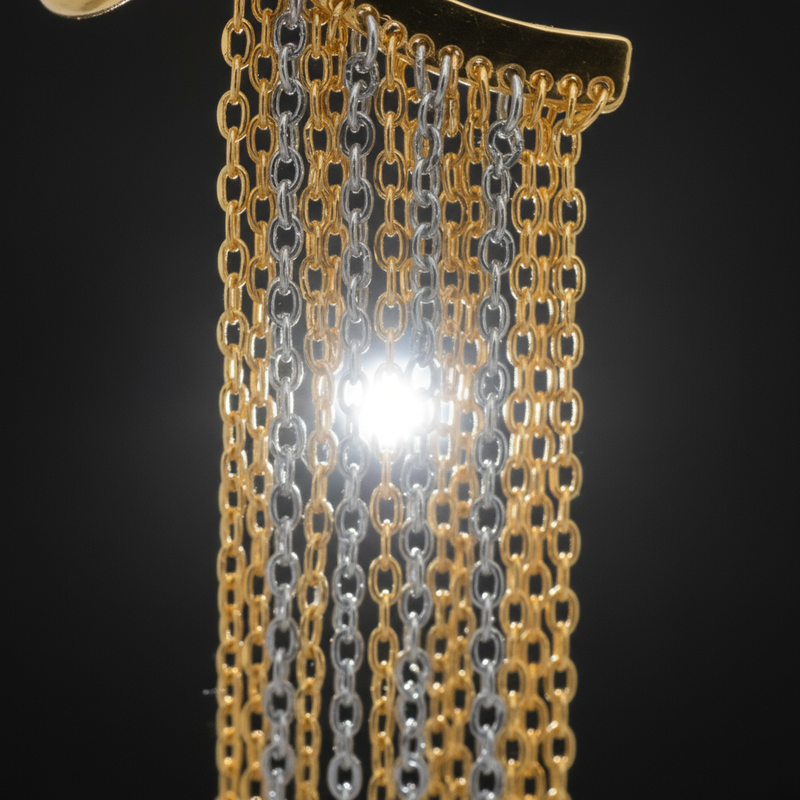 Fringe Cascade Ear Cuff