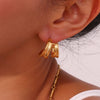 Curved Hollow Earrings - Nahzshop