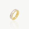 Zirconia Baguette Ring - nahzshop