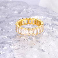 Zirconia Baguette Ring - nahzshop 