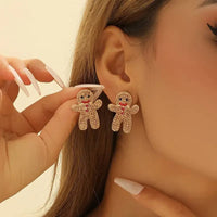 Christmas Gingerbread Man Earrings