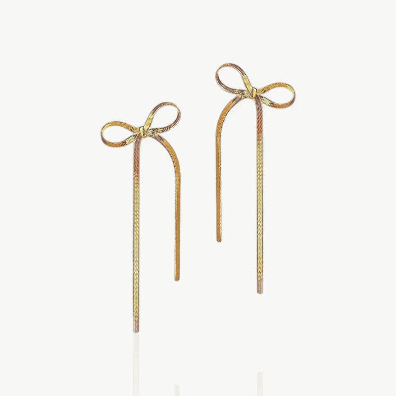 Long Bow Earrings - nahzshop