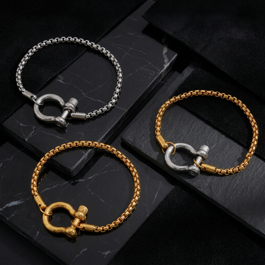 Aureon Shackle Bracelet