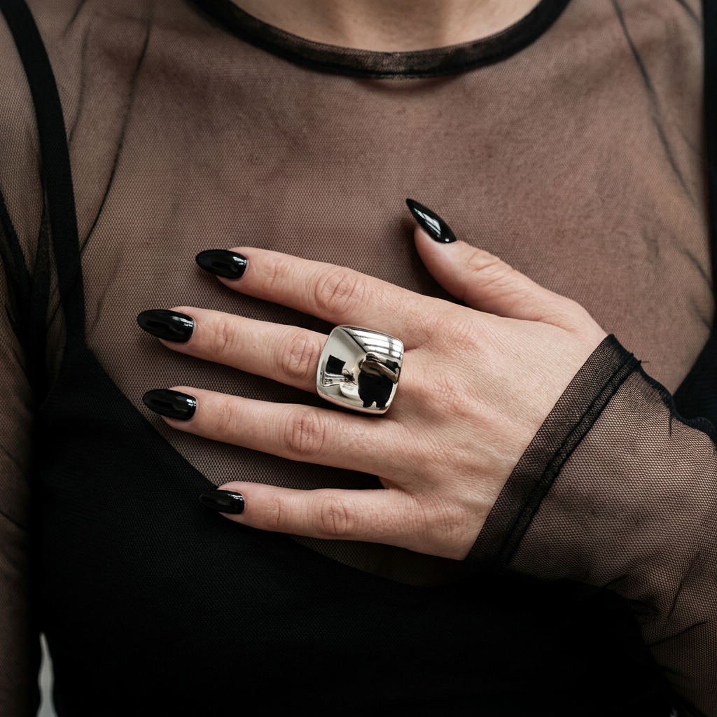 Sculpted Dome Ring