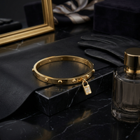 Locket Spike Bangle