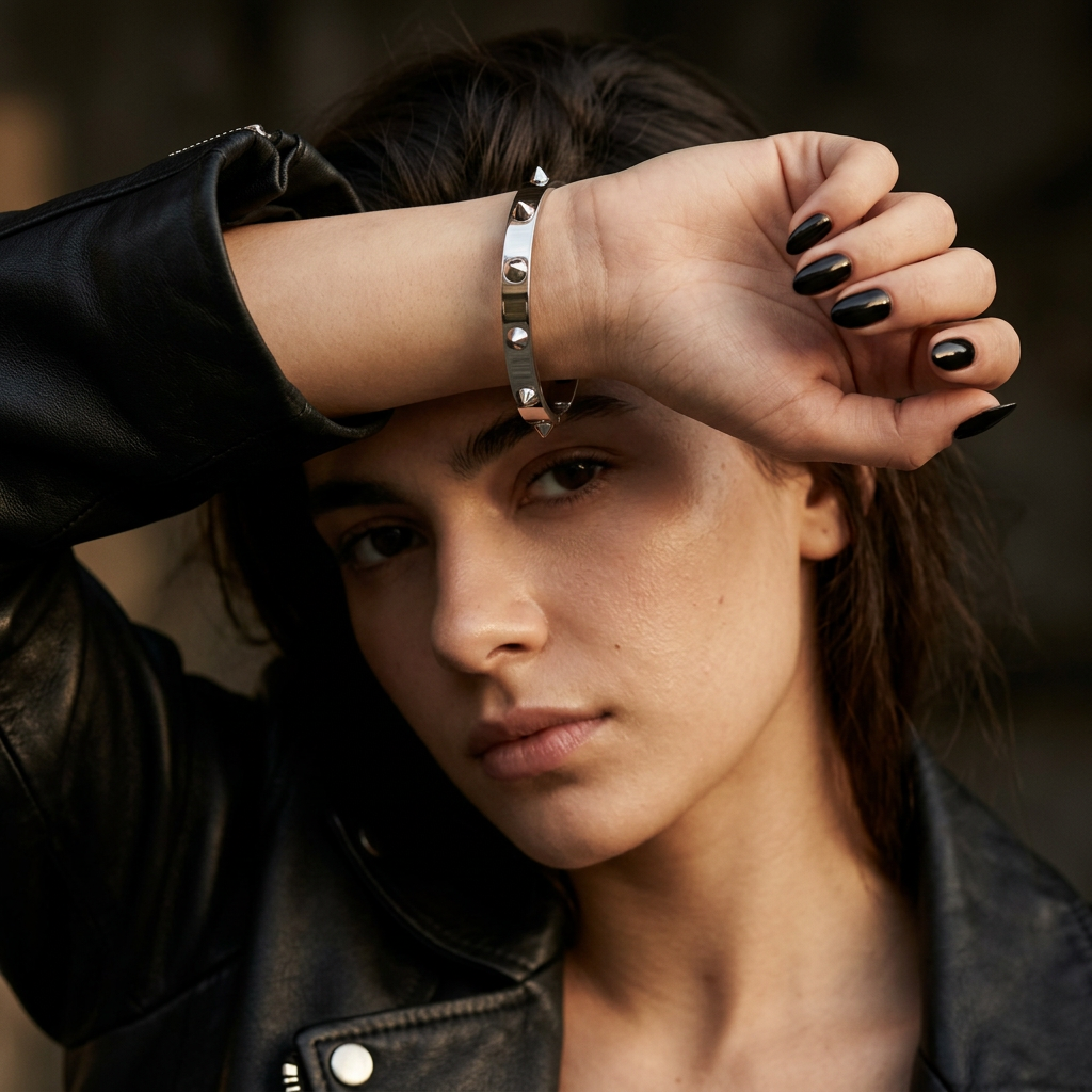 Spike Rivet Bangle