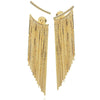 Gold Fringe Earrings - Nahzshop