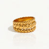 Three Layer Thread Bold Rings - Nahzshop