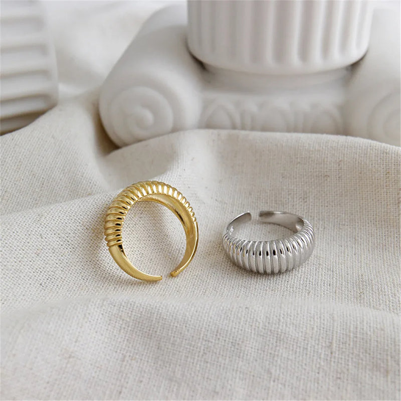 Fluted Domed Ring - Nahzshop