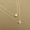 Heart Charm Name Necklace - Nahzshop