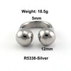 Silver Open Ball Ring - Nahzshop