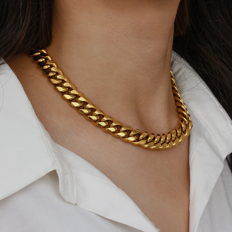 Gold Chain Necklace - Nahzshop