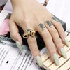 Gold Open Ball Ring - Nahzshop